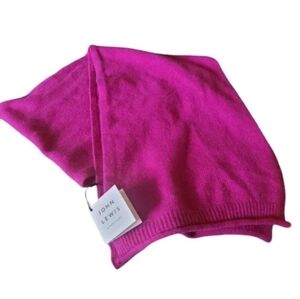 John Lewis & Partners Italian Cashmere Fushia Winter Sweater Scarf New with Tags